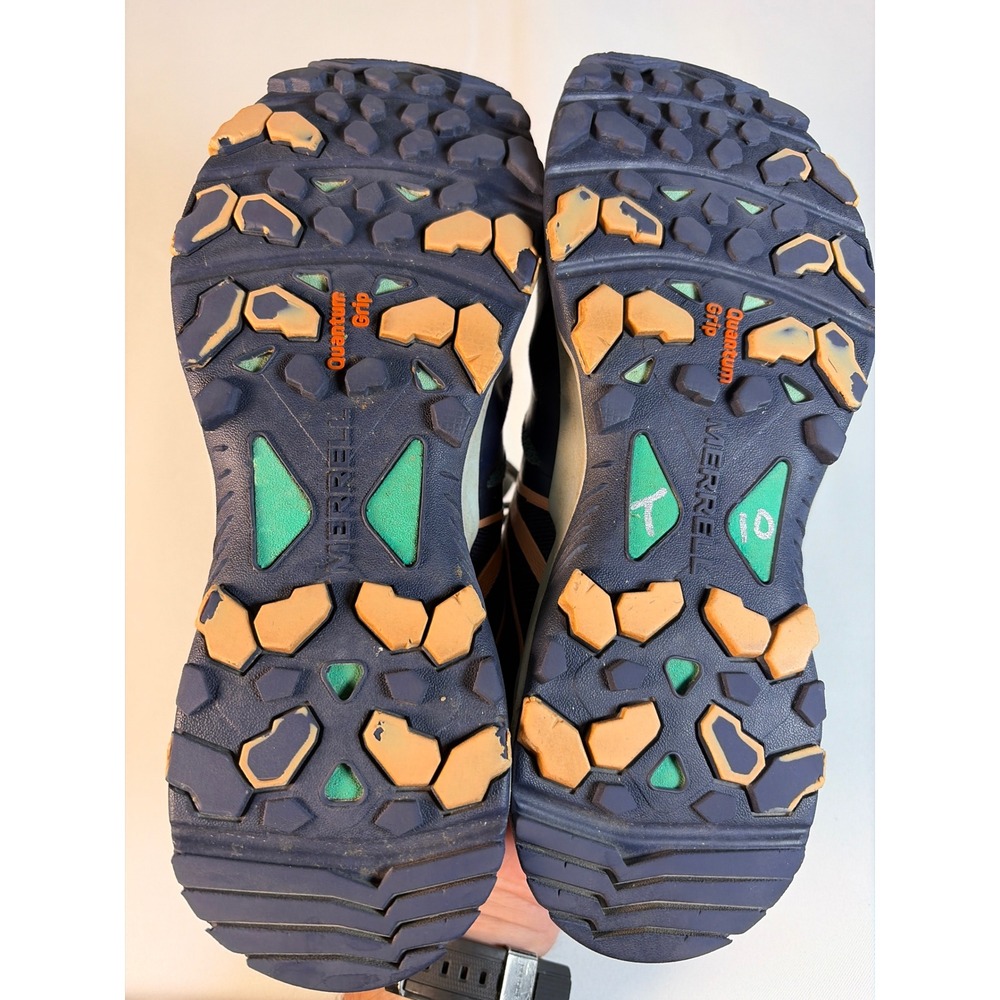 Merrell MQM Flex 2 Gore-Tex Womens 9.5 Trail Running Shoes Teal Navy J033676 - Picture 7 of 8